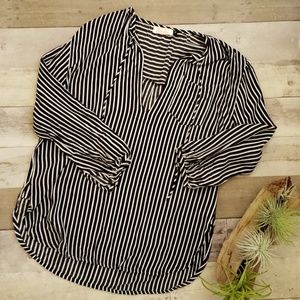 Ava Sky Top Parisian, Stripe, XSmall